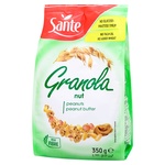 Sante Granola Whole Grain Crispy Cereal Flakes with Peanut and Peanut Butter 350g