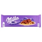 Шоколад молочний Milka з цілим мигдалем 185г