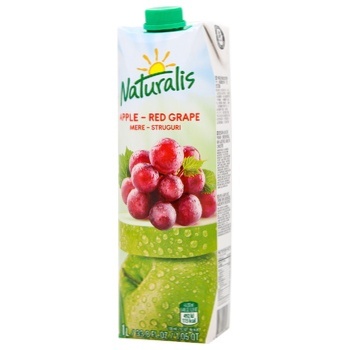 Naturalis Apple-grape Drink 1l - buy, prices for MegaMarket - photo 1