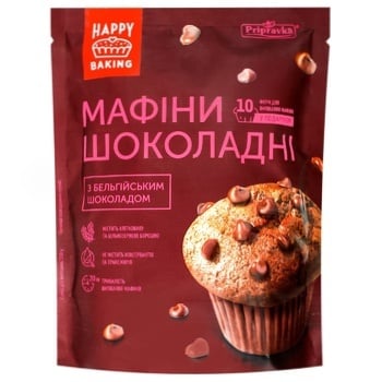 Pripravka Chocolate Muffins with Belgian Chocolate Baking Mix 300g - buy, prices for Tavria V - photo 1