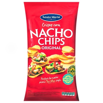 Santa Maria Nachos Tortilla Corn Chips 475g - buy, prices for ULTRAMARKET - photo 1