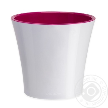 Santino Arte White-Purple Flowerpot 3.5l - buy, prices for ULTRAMARKET - photo 1