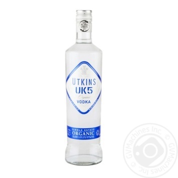 Utkins UK5 Organic Vodka 40% 0.7l - buy, prices for - photo 1