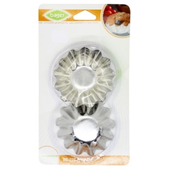 Bager Cupcake Tins 6pcs 8.5Х2.5cm - buy, prices for - photo 1