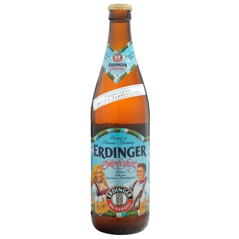 Пиво Erdinger Weissbier світле нефільтроване 5,3% 0,5л - купити, ціни на METRO - фото 2