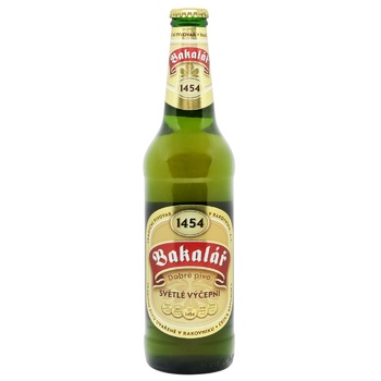 Bakalar Svetly Lezak light beer 4.9% 0.5l - buy, prices for NOVUS - photo 6