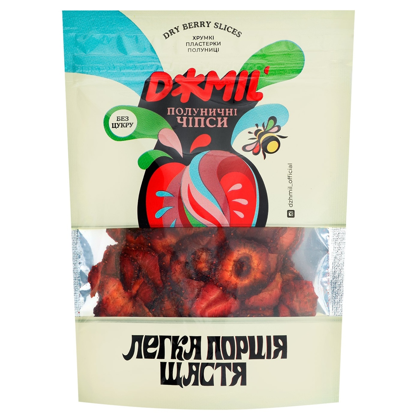 

Чипсы Шмель фруктовые клубника 30г