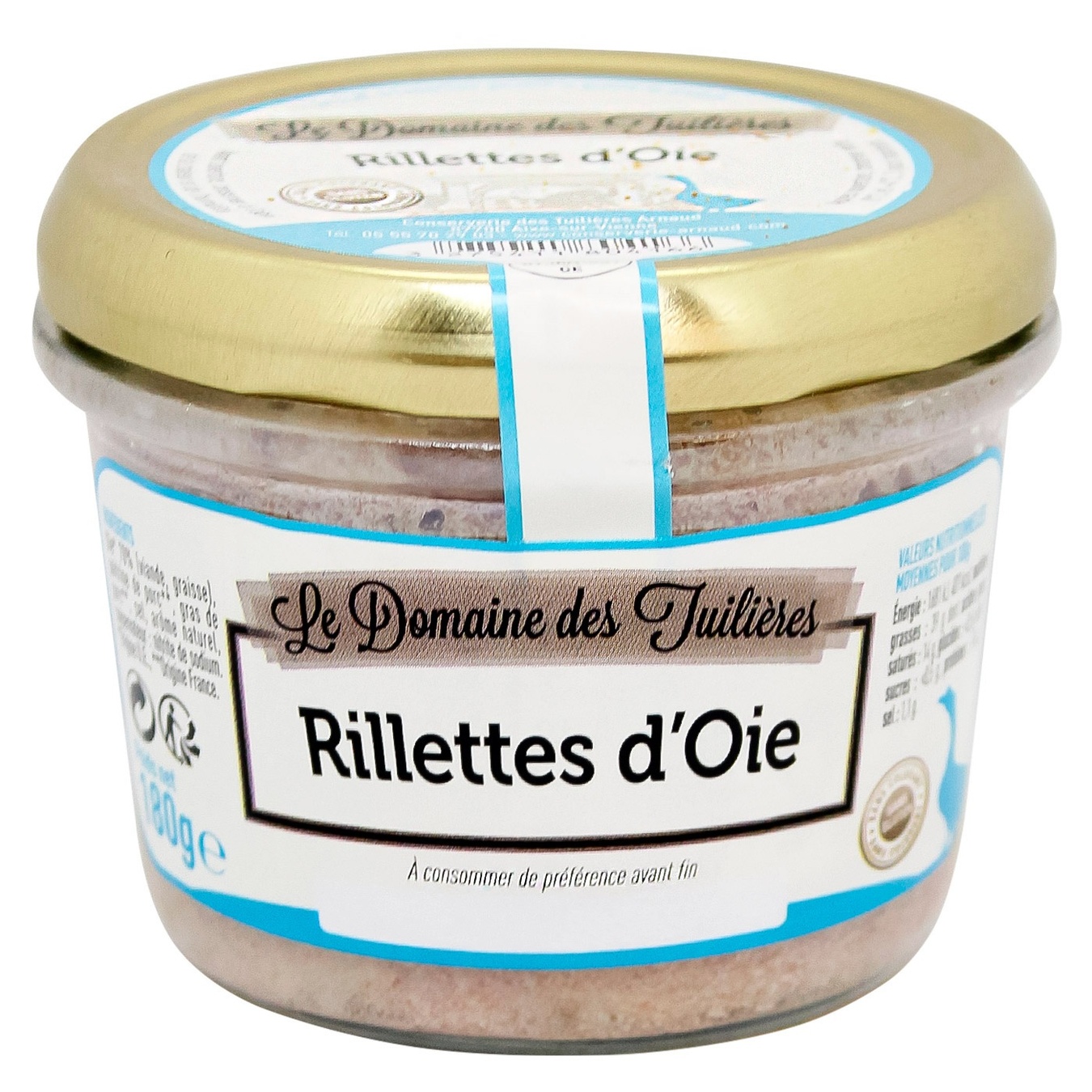 

Рийет Le Domaine Des Tuileries Arnaud гусиный 180г