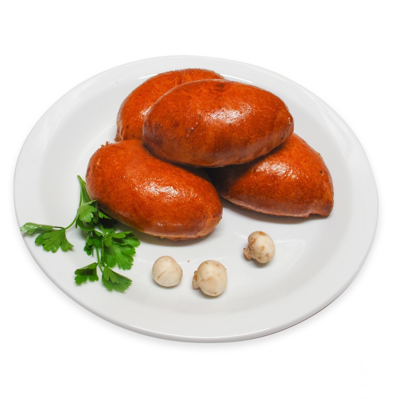 

Пирожки печеные с картофелем и грибами