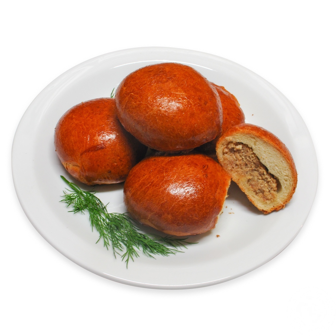 

Пирожки печеные с мясом