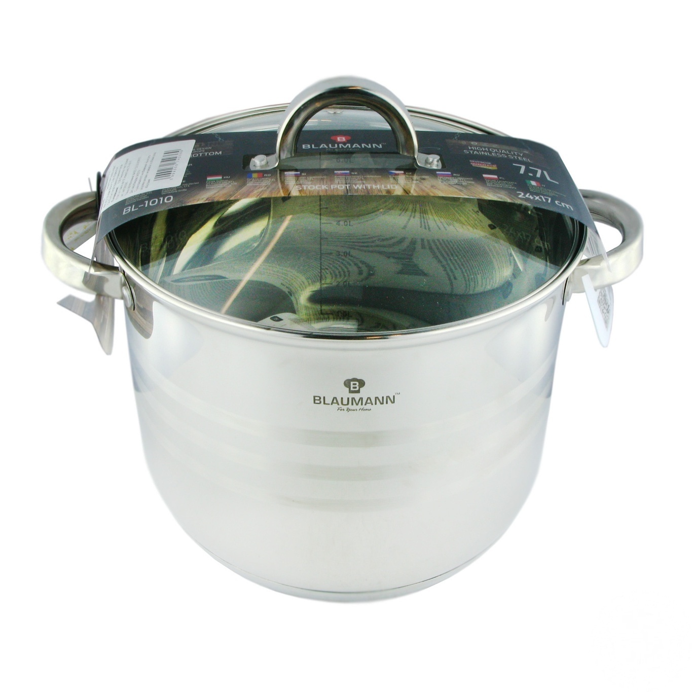 

Каструля з кришкою Blaumann 7,7л арт.BL-1010 х4