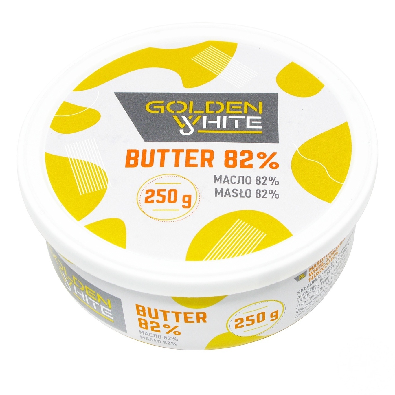 

Масло Golden White сливочное несоленое 82% 250г