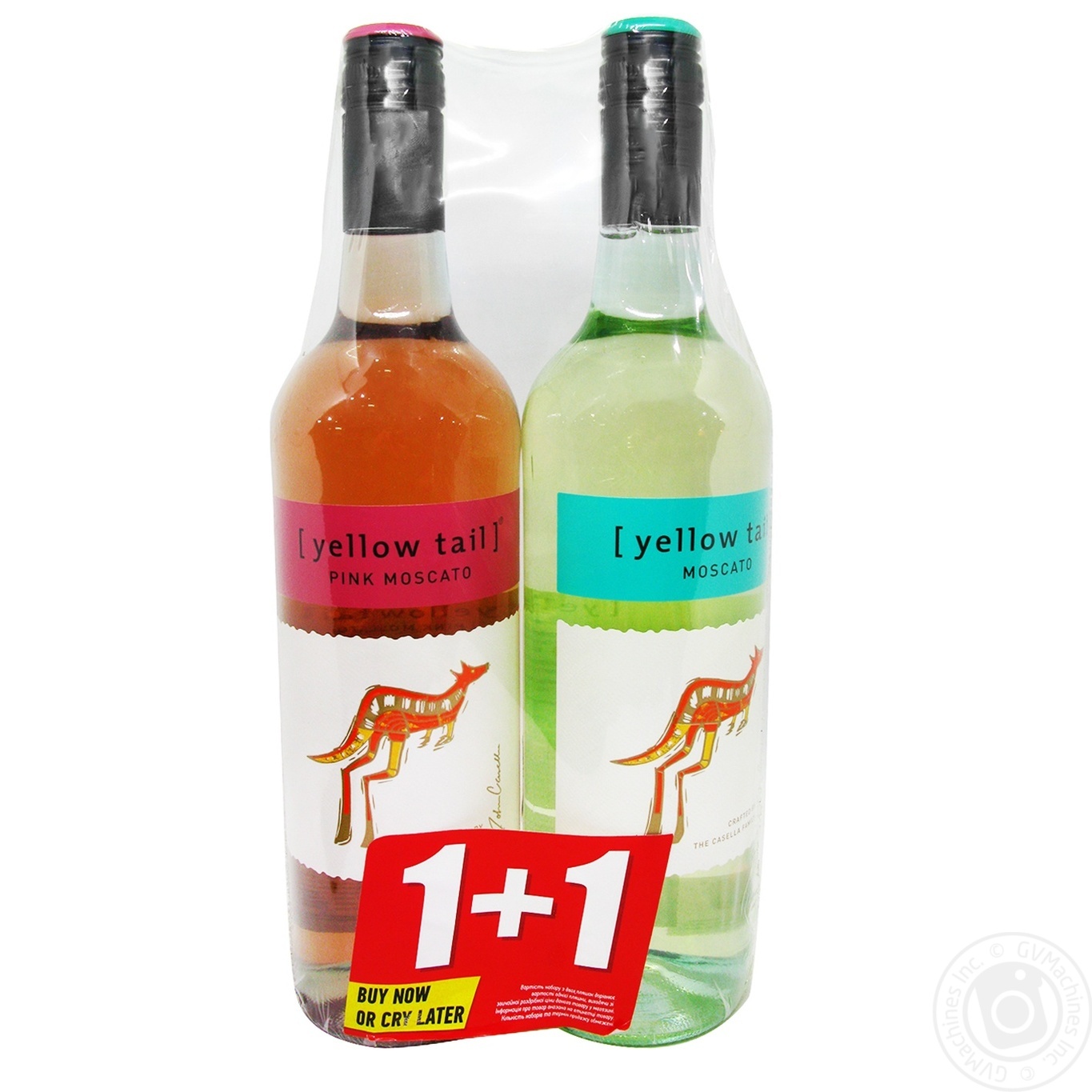 

Вино Yellow Tail Moscato белое полусладкое 7,5% 0,75 + вино Yellow Tail Pink Moscato розовое полусладкое 7,5% 0,75