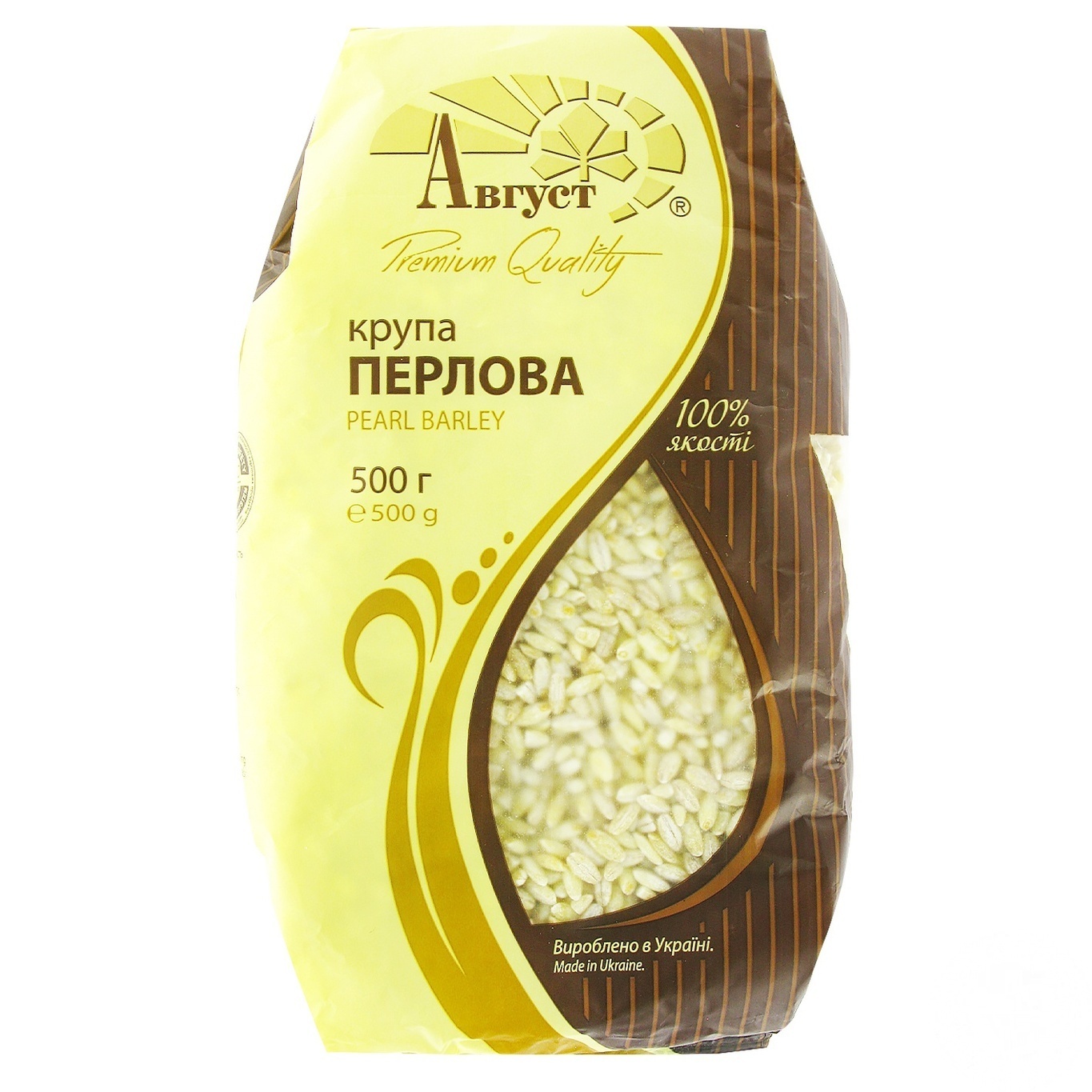 

Крупа перловая Август Premium Quality 500г
