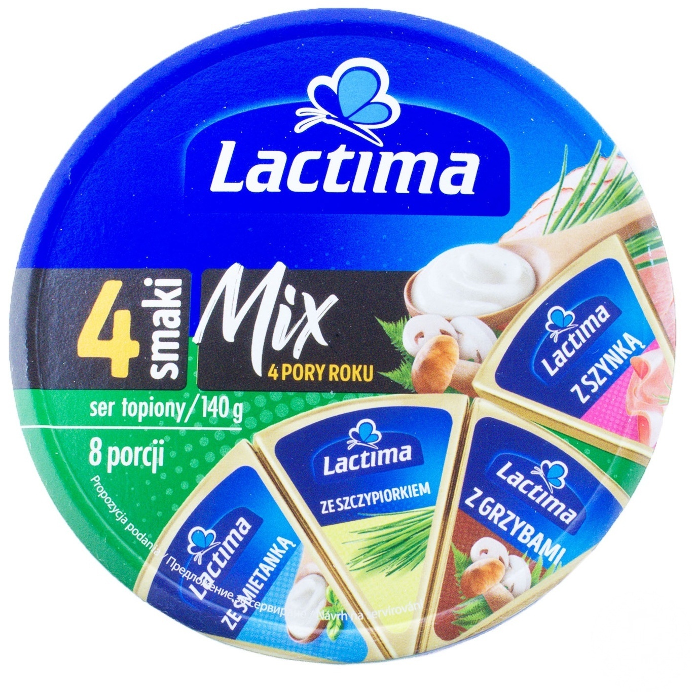 

Крем-сыр Lactima 4 сезона 140г