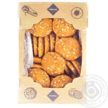 Rioba Oatmeal Cookies with Sunflower Seeds and Flax 1.3kg - buy, prices for - photo 1