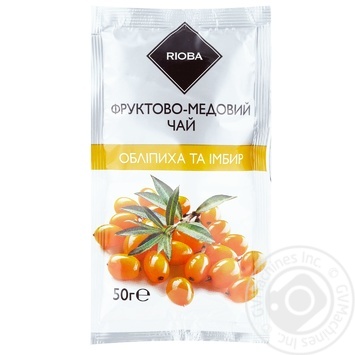 Чай растворимый Rioba облепиха имбирь 50г купить от 12.10 грн – Чай ...