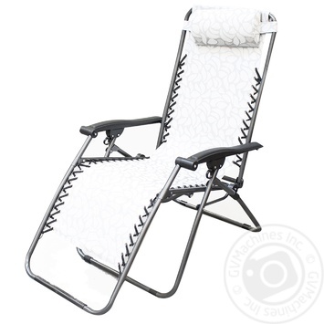 Lounger textile with pillow gray