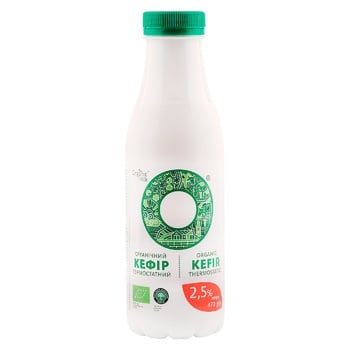 Кефір Organik Milk термостатний 2,5% 470г