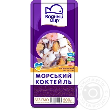 Морской коктейль маринованный Водный мир Фирменный маринованный 200г купить, цены на МегаМаркет - фото 1