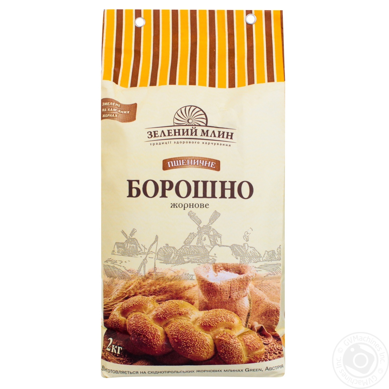 

Мука Зелений Млин пшеничная жерновая 2кг