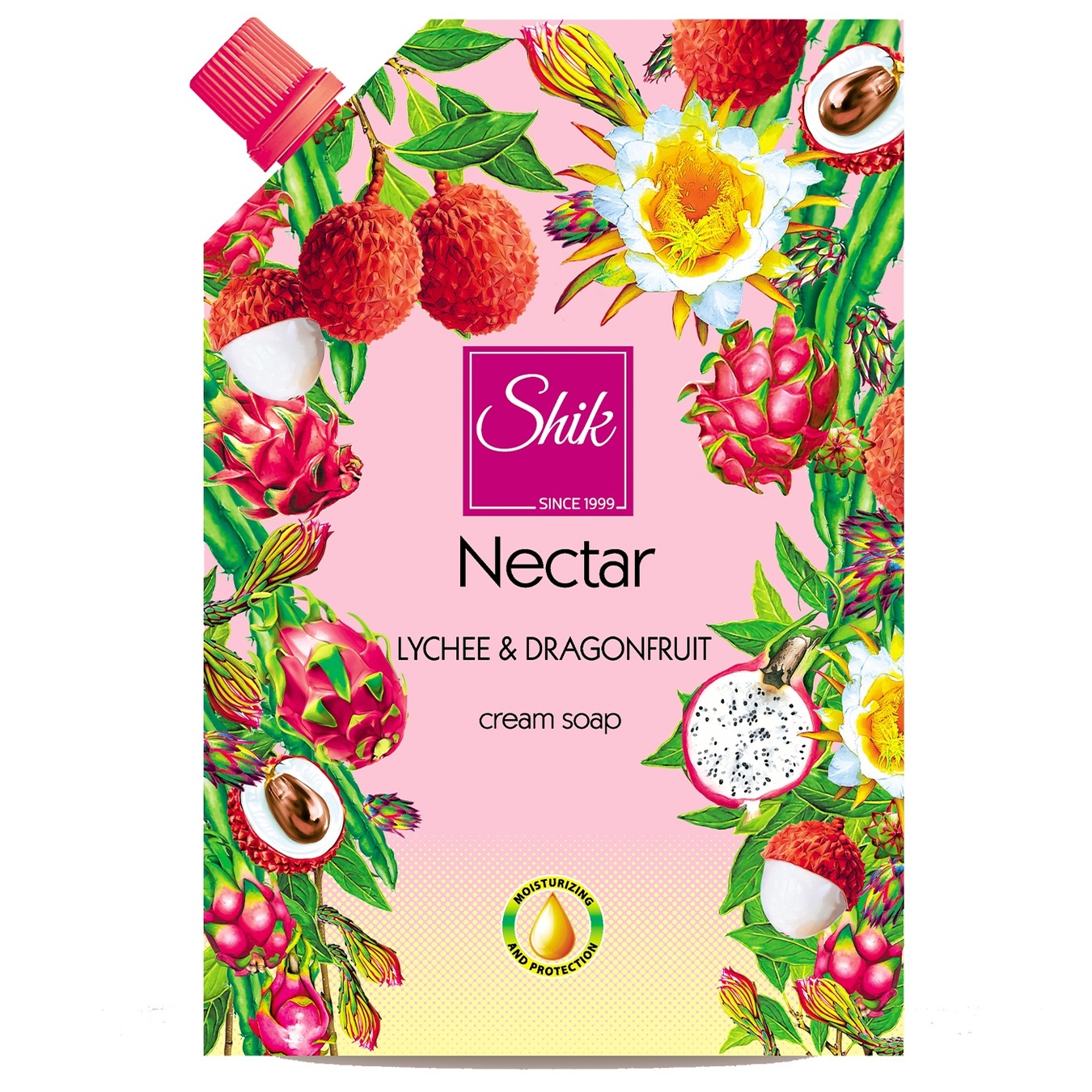 

Крем-мыло жидкое Shik Nectar Личи и питахайя 460г