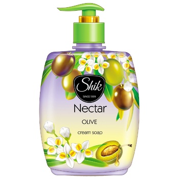 Крем-мыло жидкое Шик Nectar Оливковое 300г - купить, цены на - фото 1