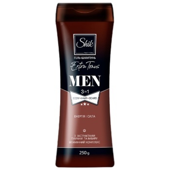 Shik Men Extra Tonus Gel-Shampoo 250ml - buy, prices for Vostorg - photo 1