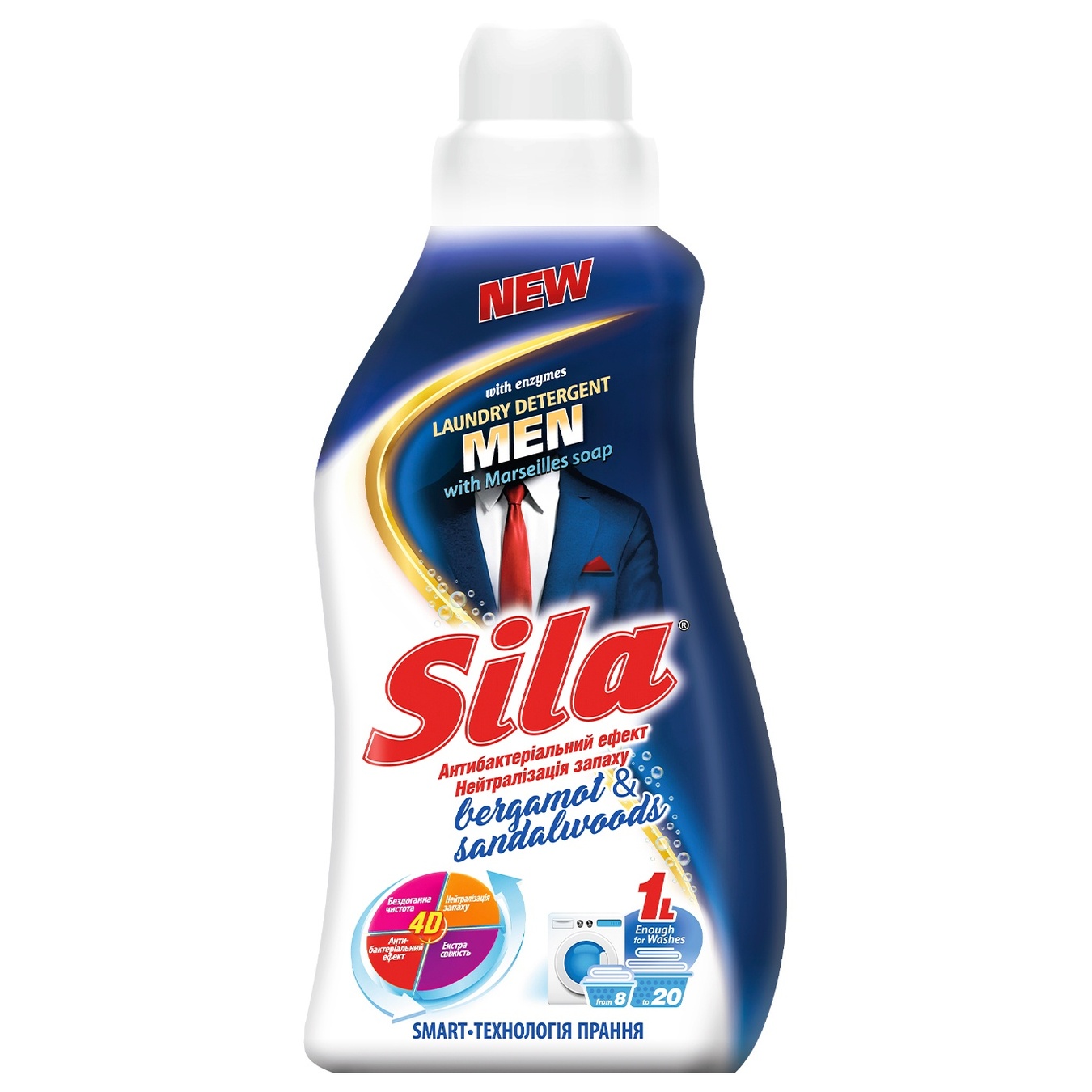 

Средство для стирки Sila Men 1л