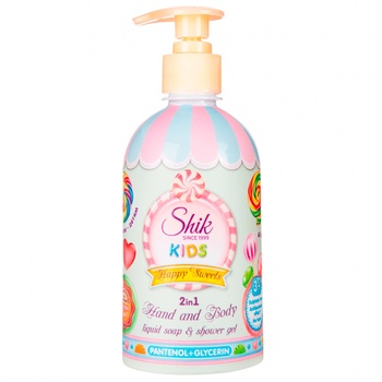 Shik Kids Happy Sweets 2in1 Baby Liquid Soap for Hands and Body 500ml - buy, prices for MegaMarket - photo 1