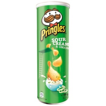 Pringles Sour Cream and Onion Flavored Potato Chips 165g - buy, prices for Auchan - photo 1