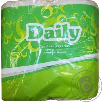 toilet paper daily 4pcs 400g - buy, prices for - photo 2