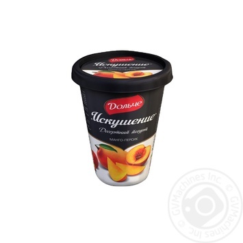 Dessert yogurt Dolche Temptation mango-peach 2.5% 330g plastic cup Ukraine - buy, prices for - photo 12