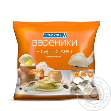 Вареники Геркулес с картофелем 400г купить, цены на МегаМаркет - фото 1