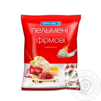 Meat dumplings Hercules Brand 900g polyethylene packaging Ukraine - buy, prices for NOVUS - photo 6