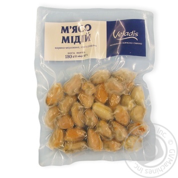 М'ясо мідій Veladis 180г купити, ціни на МегаМаркет - фото 1