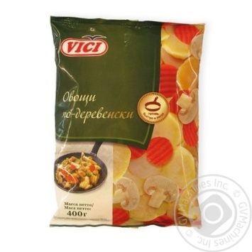 Овочі Vici По-селянськи швидкозаморожені 400г купити, ціни на МегаМаркет - фото 1