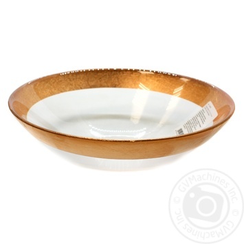 Atlas White Plate with a Gold Rim 17.2х5.5cm - buy, prices for NOVUS - photo 1