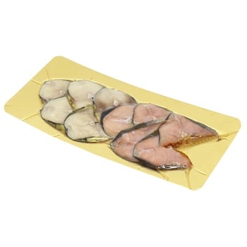 Iceberg Cutted Cold Smoked Assorted Pink Salmon and Mackerel 100g - buy, prices for NOVUS - photo 1