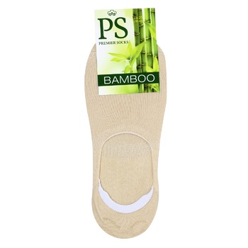 Підслідники Premier Socks Bamboo жіночі відкриті з силіконом кольрові р.23-25 - купити, ціни на NOVUS - фото 4