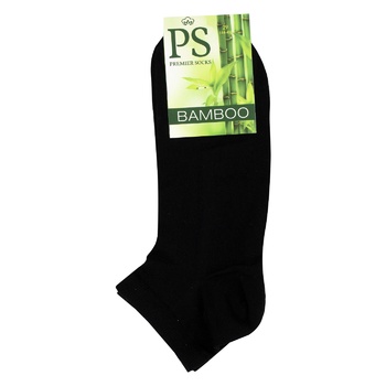 Шкарпетки Premier Socks Bamboo чоловiчi короткi літні сітка чорні р.29 - купити, ціни на Auchan - фото 1