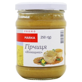 Marka Promo Vinnytska Mustard 250g - buy, prices for NOVUS - photo 1