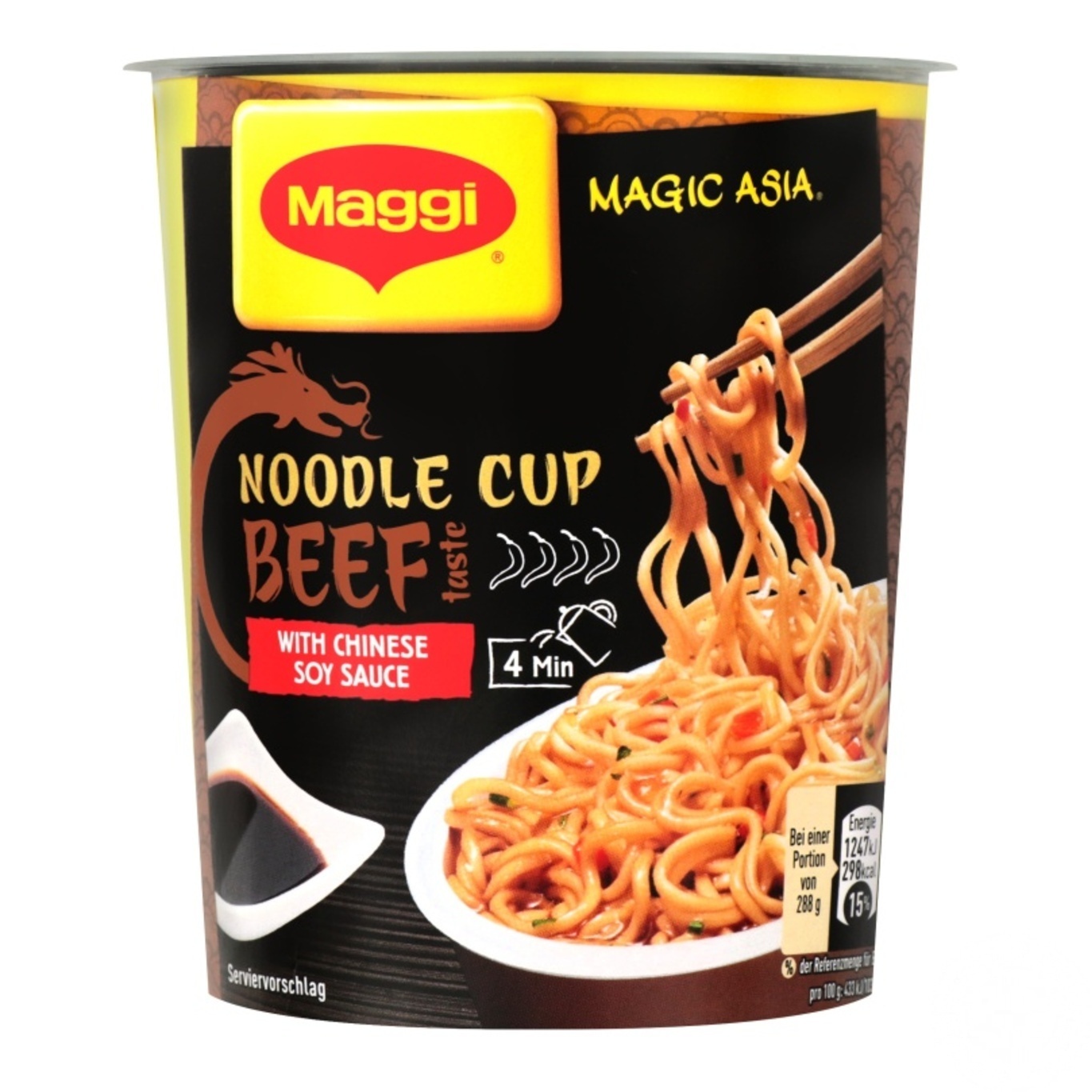 

Вермишель MAGGI® Noodle Cup Beef со вкусом телятины стакан 63г