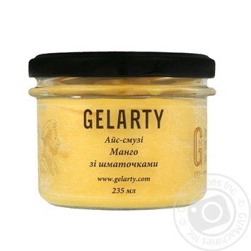 Gelarty Ice-Smoothie Mango Ice Cream with Mango Pieces 235ml - buy, prices for - photo 1