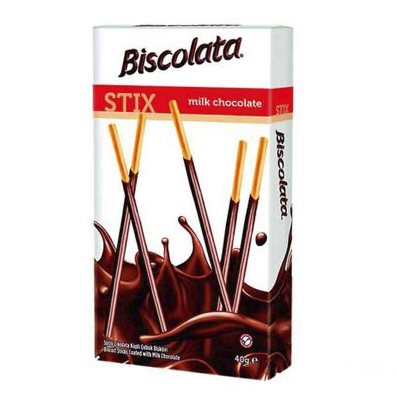 

Соломка Biscolata Stix в молочном шоколаде 40г