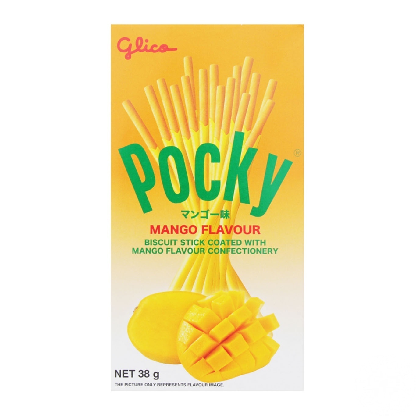 

Соломка Glico Pocky бисквитная со вкусом манго 38г