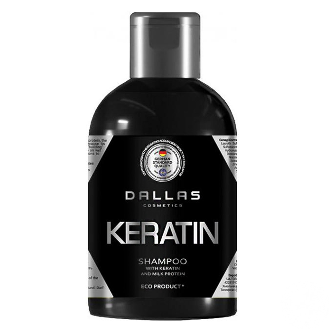 

Шампунь для волос Dallas Keratin с кератином и молочным протеином 1л