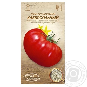 Насіння Томат Середньорослий ХЛІБОСОЛЬНИЙ Семена України 0,1г - купить, цены на NOVUS - фото 1