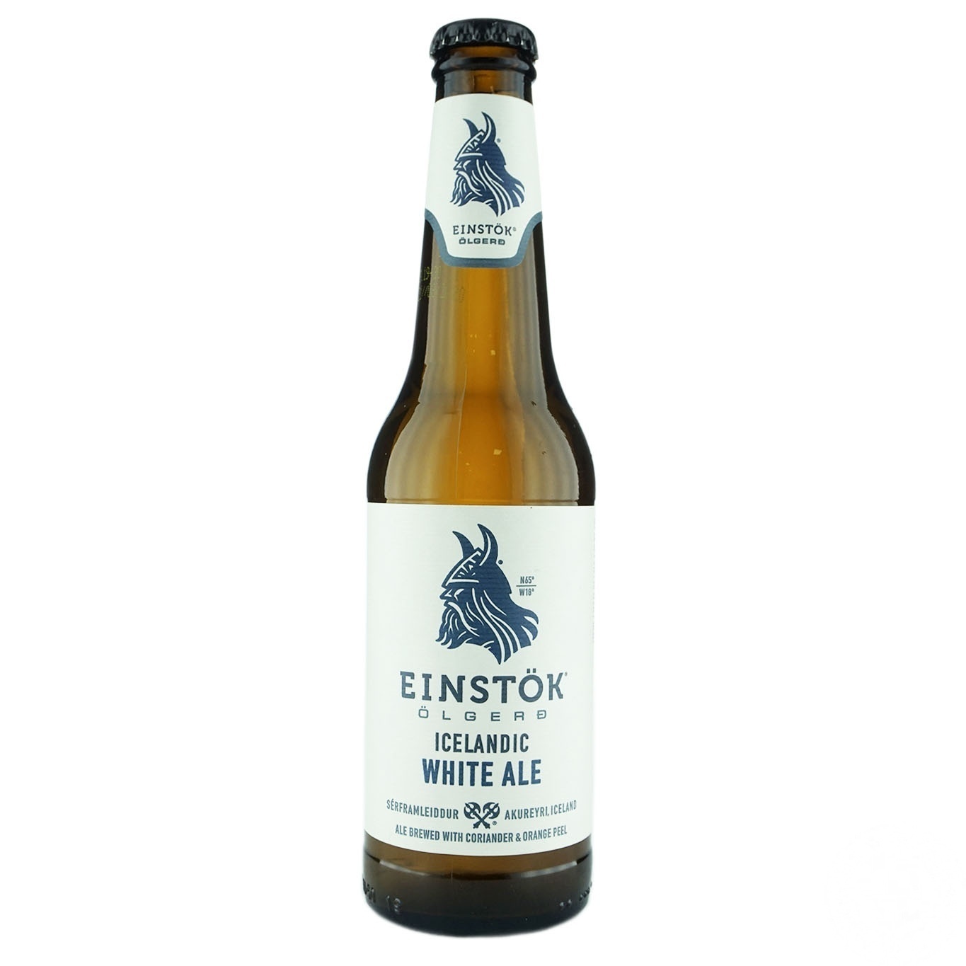 

Пиво Einstok Olgerd Icelandic White Ale светлое нефильтрованное 5,2% 0,33л