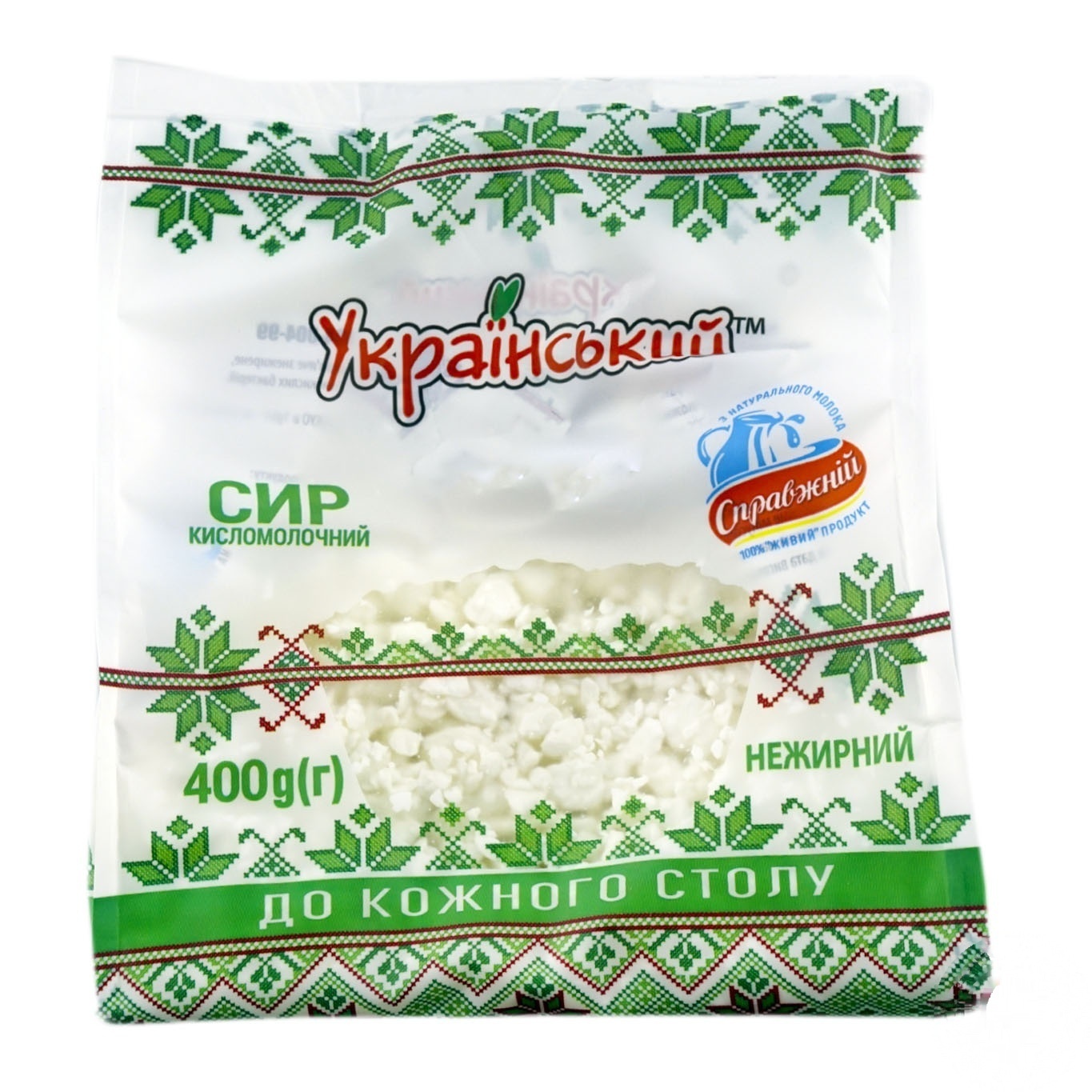 

Творог Украинский нежирный 400г